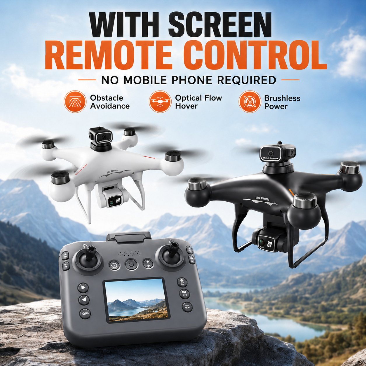 Drone Camera Lens - ZNLYRION S116 RC Drone Brushless Motor