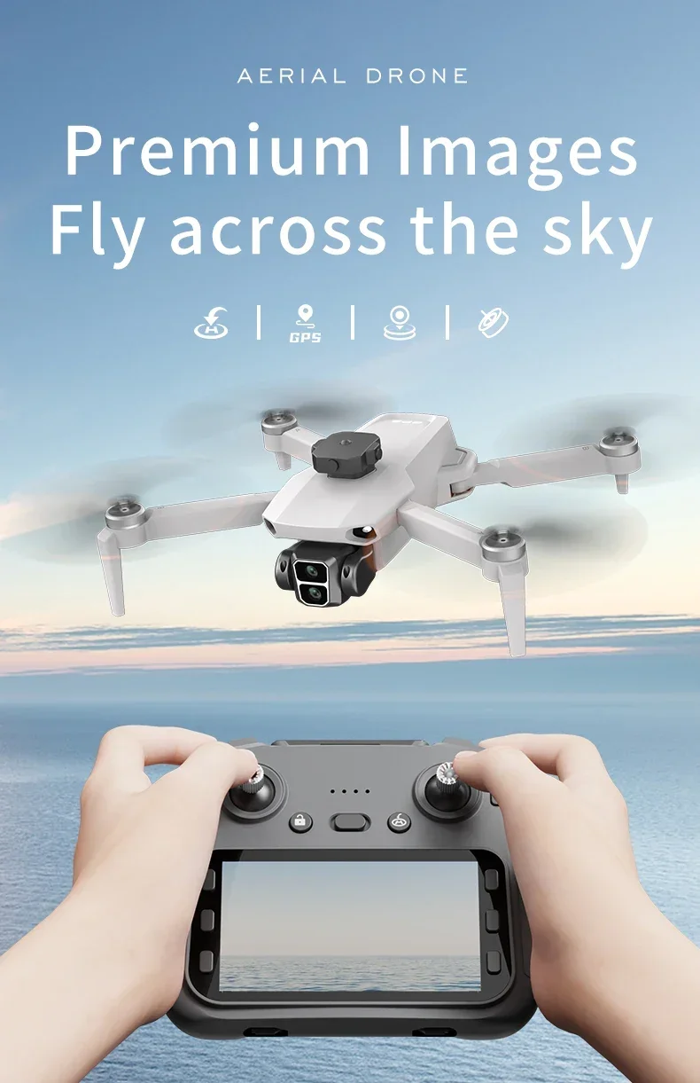 Drone Camera Professional - Professional GPS Large LCD Screen Remote