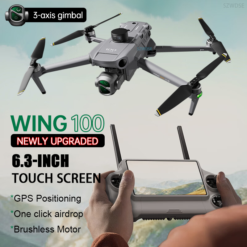 Drone Camera Thermal - 2026 Wing 100 GPS Drone 3-axis