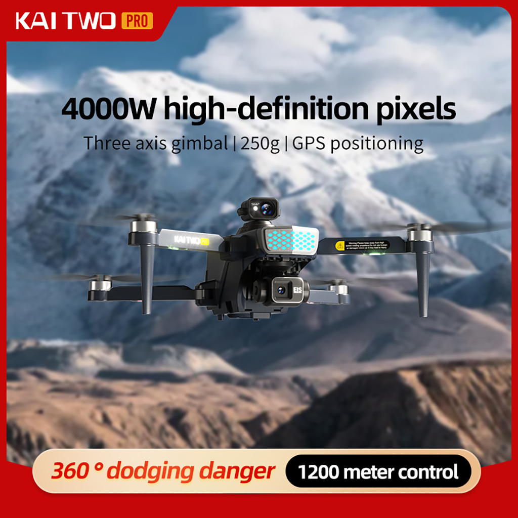 KAI TWO PRO GPS Drone 4K Profe - مراجعة Drone Camera Professional وسعره