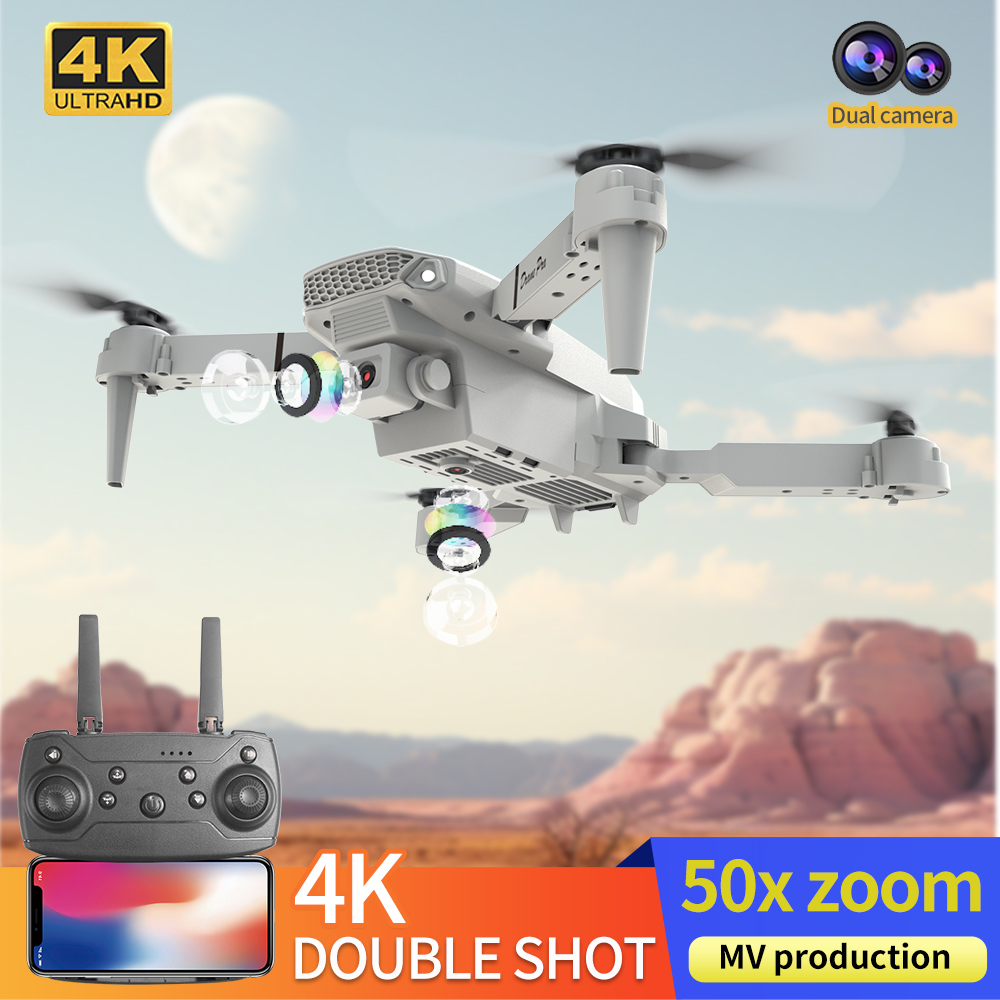 2026 NEW E88 Professional HD 4 - مراجعة Drone Camera Wide Angle وسعره