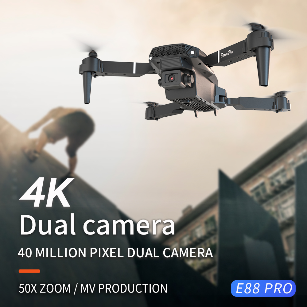 2026 NEW E88 Professional HD 4 - مراجعة Drone Camera Wide Angle وسعره