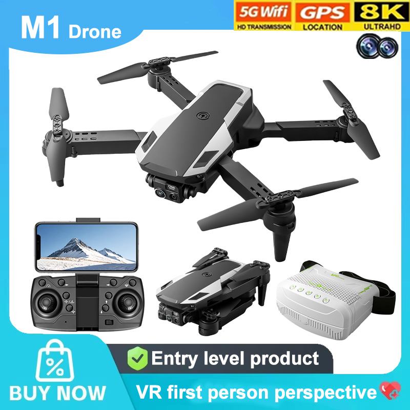 M1 Foldable Drone HD Camera Op - مراجعة Drone Camera Wide Angle وسعره