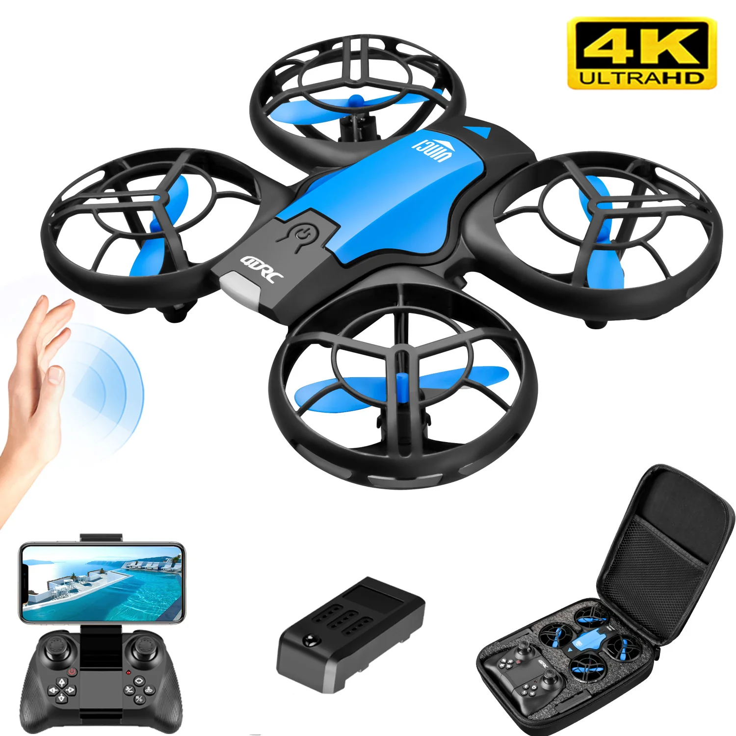 V8 New Mini Drone 4K Professio - مراجعة Drone Camera Professional وسعره