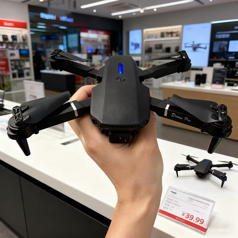 New E88Pro RC Drone 4K Profess - مراجعة Drone Camera Wide Angle وسعره