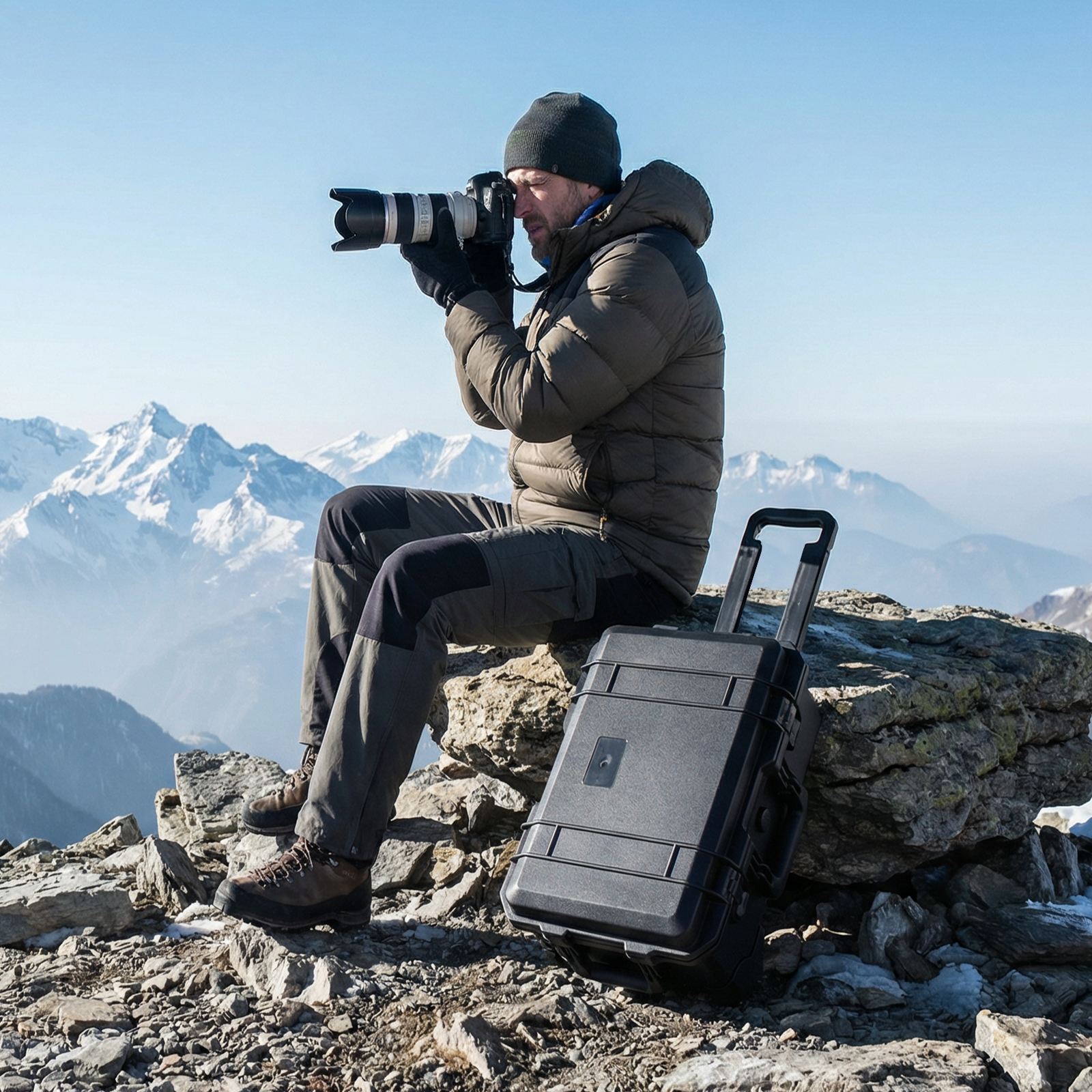 Camera Large Protective Hard C - مراجعة Drone Camera Case وسعره