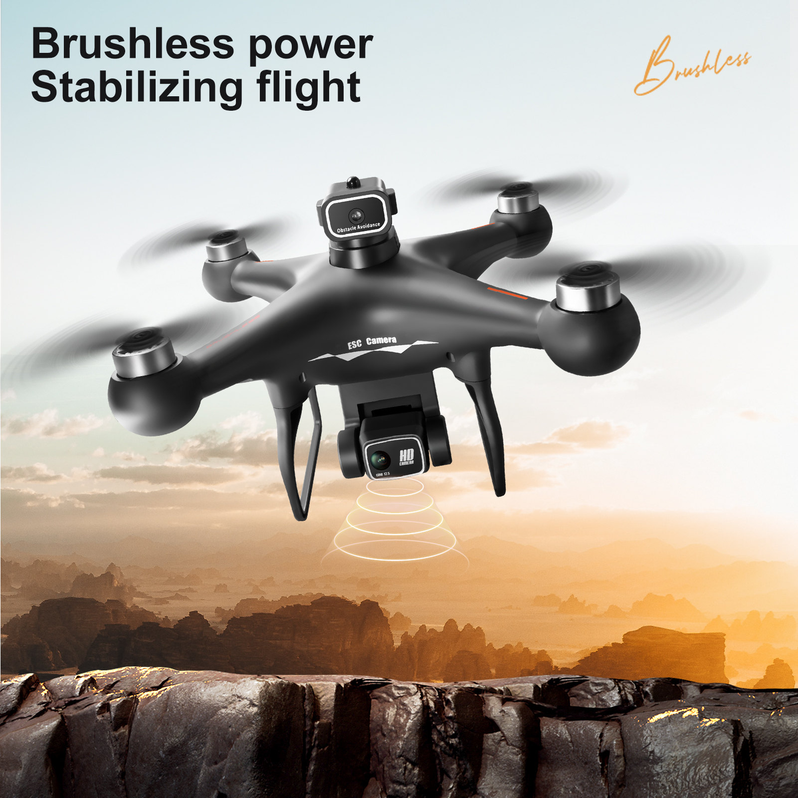 ZNLYRION S116 RC Drone Brushle - مراجعة Drone Camera Lens وسعره