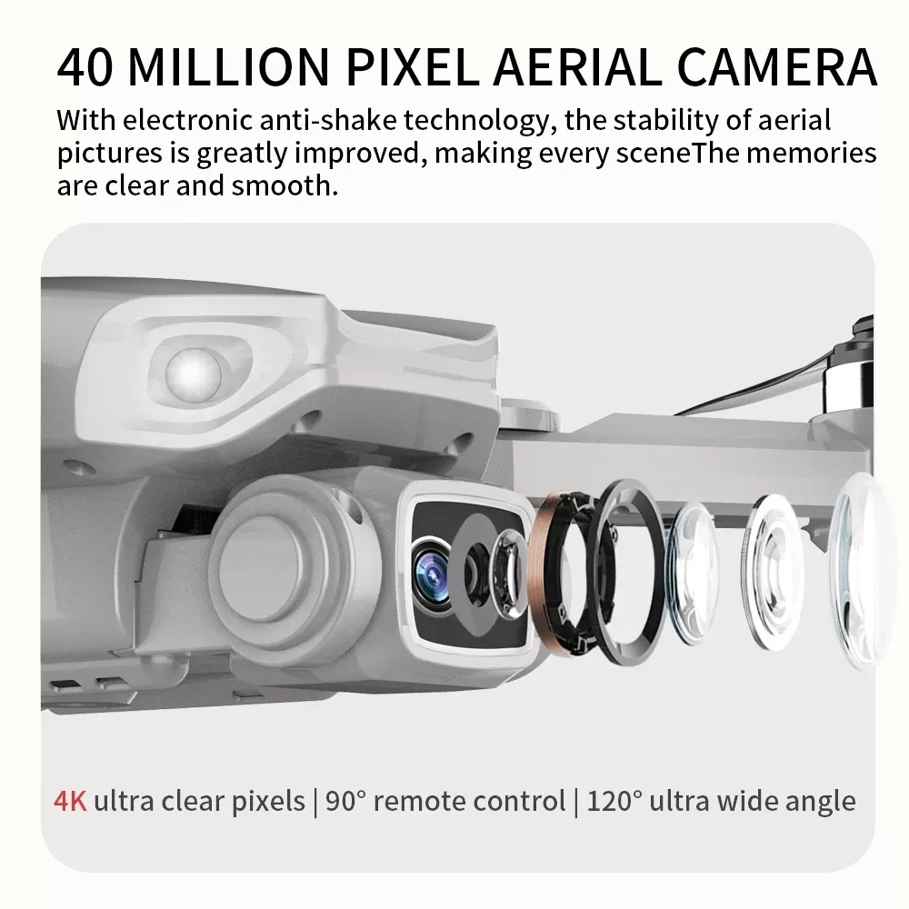 L900 Pro GPS Drone 4K Professi - مراجعة Drone Camera Lens وسعره
