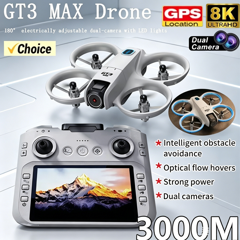 2026 GT3Max HD 8K RC Drone wit - مراجعة Drone Camera Wide Angle وسعره
