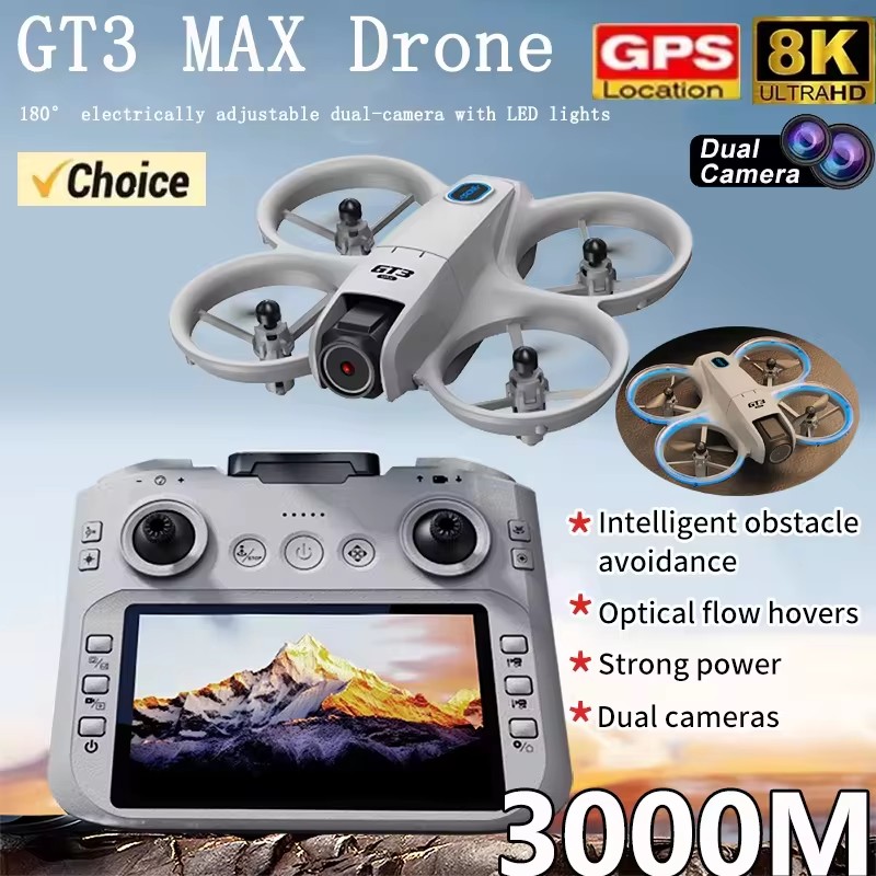 2026 GT3Max HD 8K RC Drone wit - مراجعة Drone Camera Wide Angle وسعره