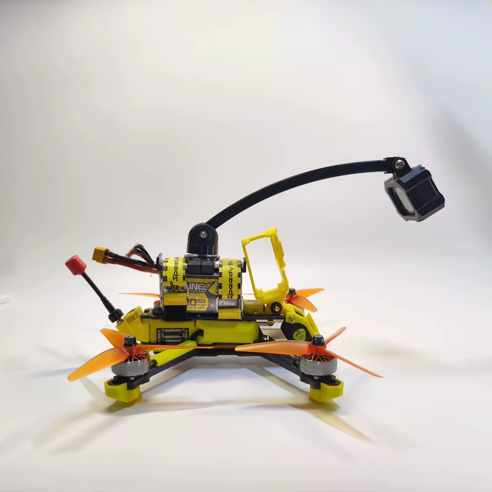 FPV Camera 360-Degree Rotating - مراجعة Drone Camera Case وسعره