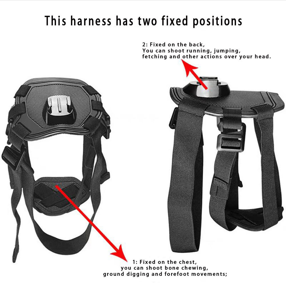 Pet Camera Harness Mount for G - مراجعة Drone Camera Action وسعره