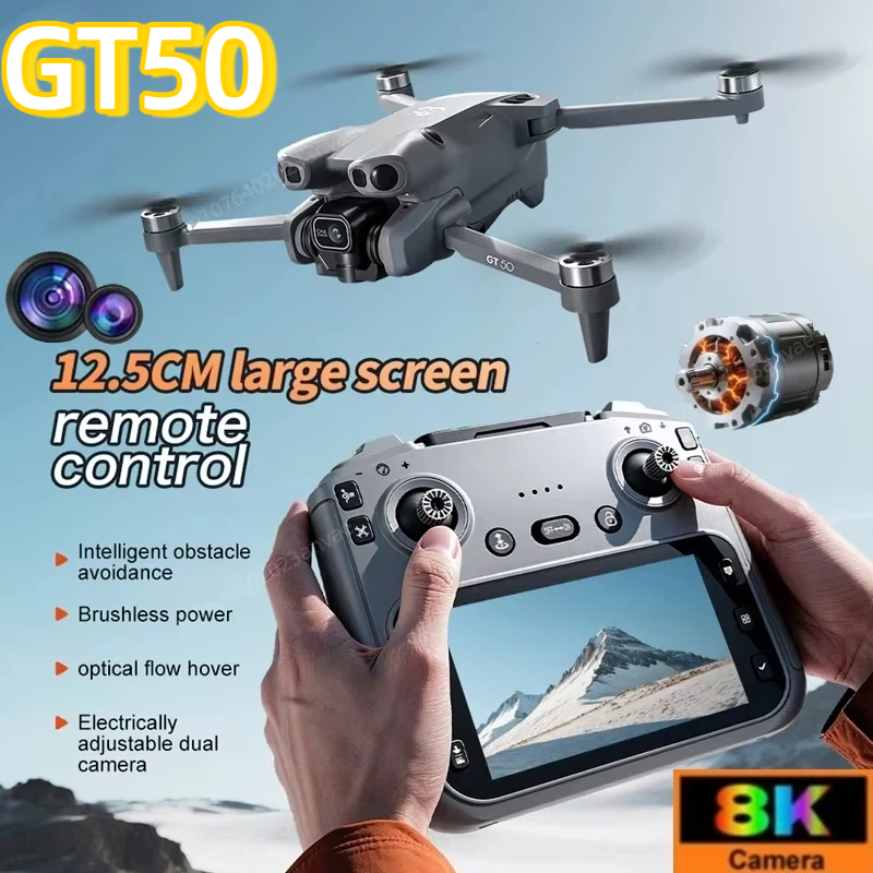GT50 RC Drone 8K HD Aerial Pho - مراجعة Drone Camera Thermal وسعره