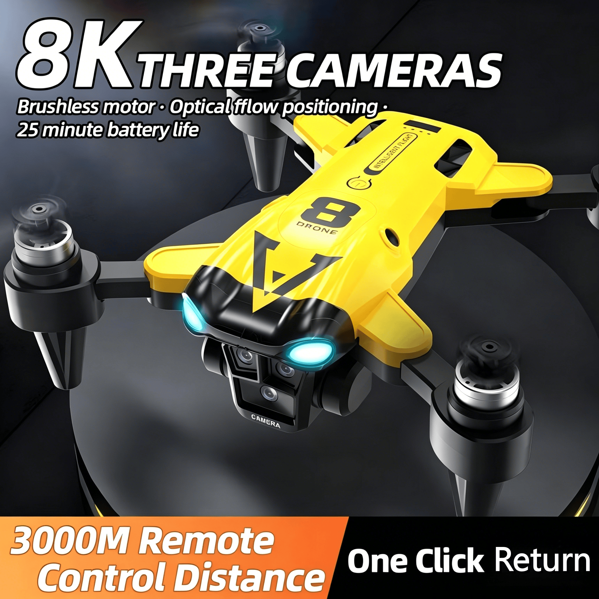 New Quadcopter with Triple Cam - مراجعة Drone Camera Mount وسعره