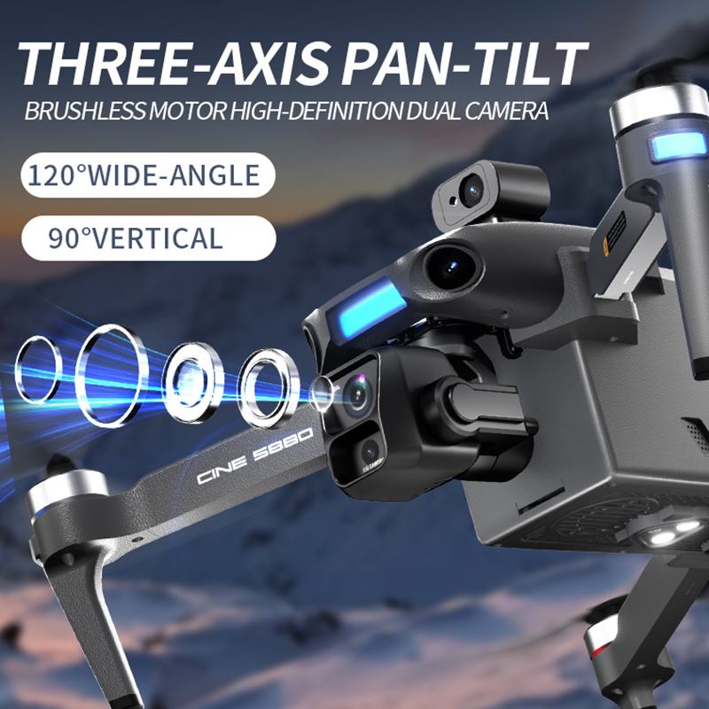 2026 New 8K Dual Camera Drone  - مراجعة Drone Camera Lens وسعره
