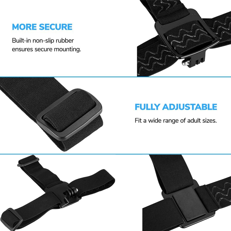 Head Mount Headband Strap Mobi - مراجعة Drone Camera Action وسعره
