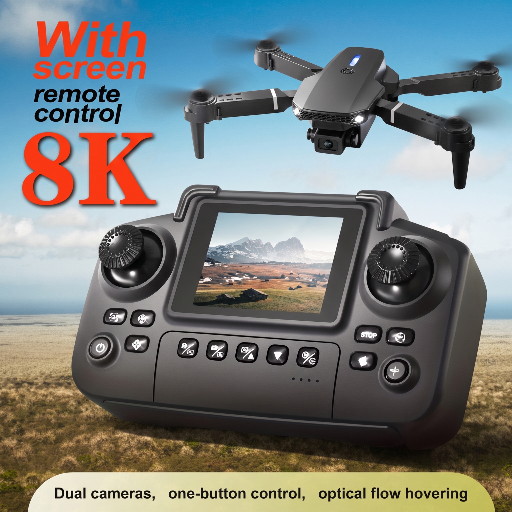 The 2026 Upgraded E88PRO MAX F - مراجعة Drone Camera 4K وسعره