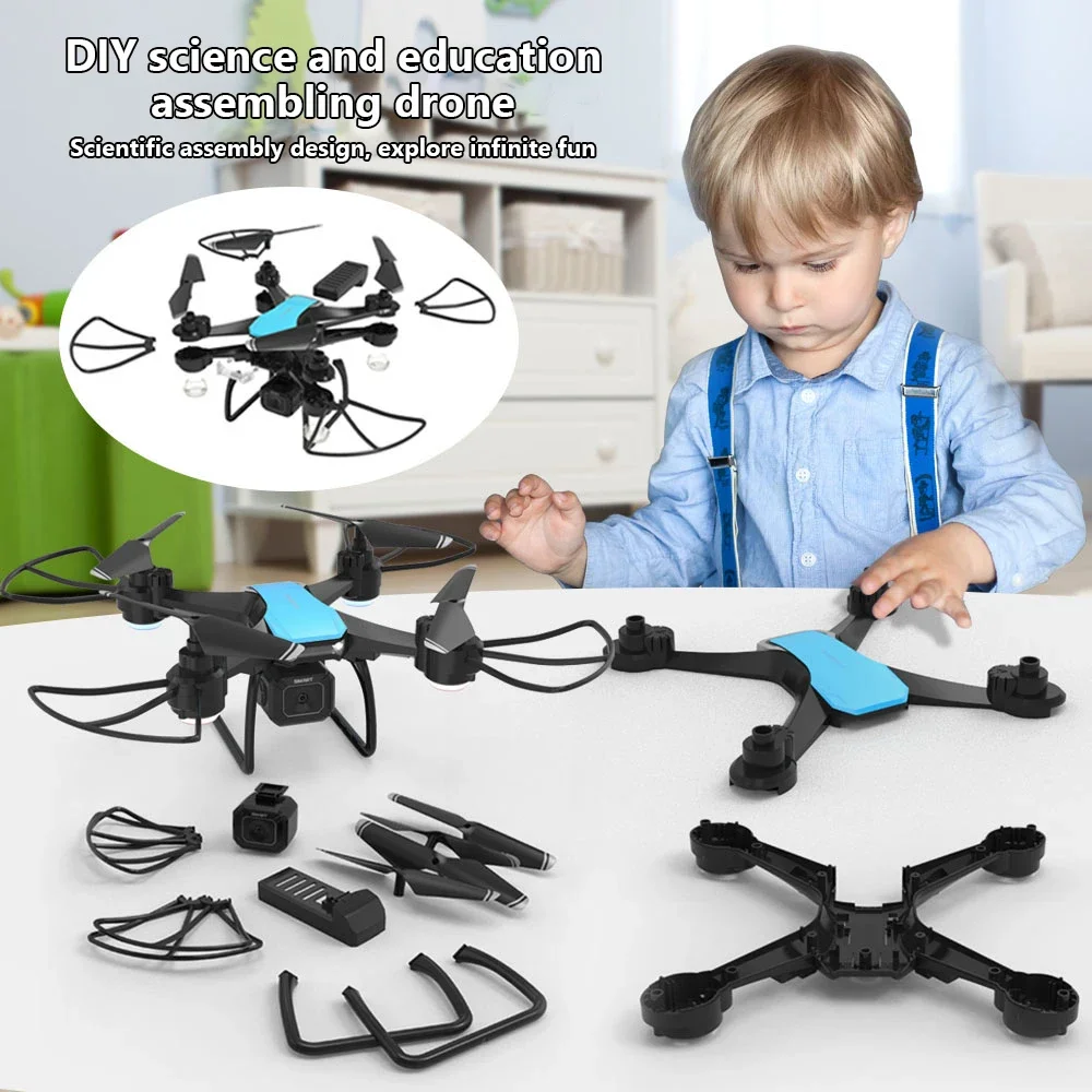 JJRC H108 DIY Teaching Assembl - مراجعة Drone Camera 4K وسعره