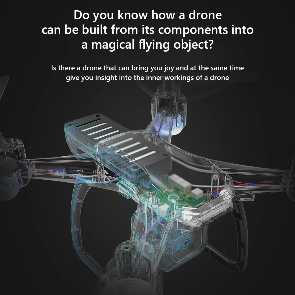 JJRC H108 DIY Teaching Assembl - مراجعة Drone Camera 4K وسعره