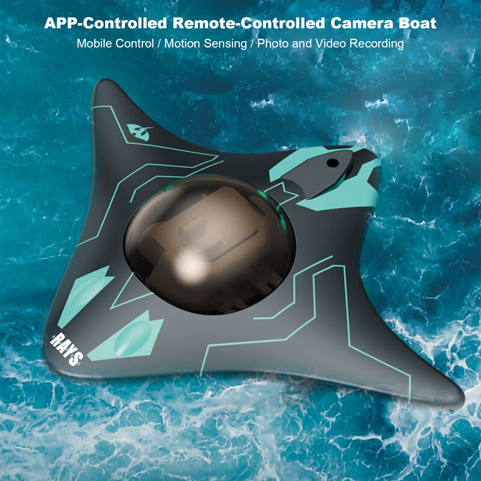 RC Boat with Camera 6 CH Water - مراجعة Drone Camera Waterproof وسعره