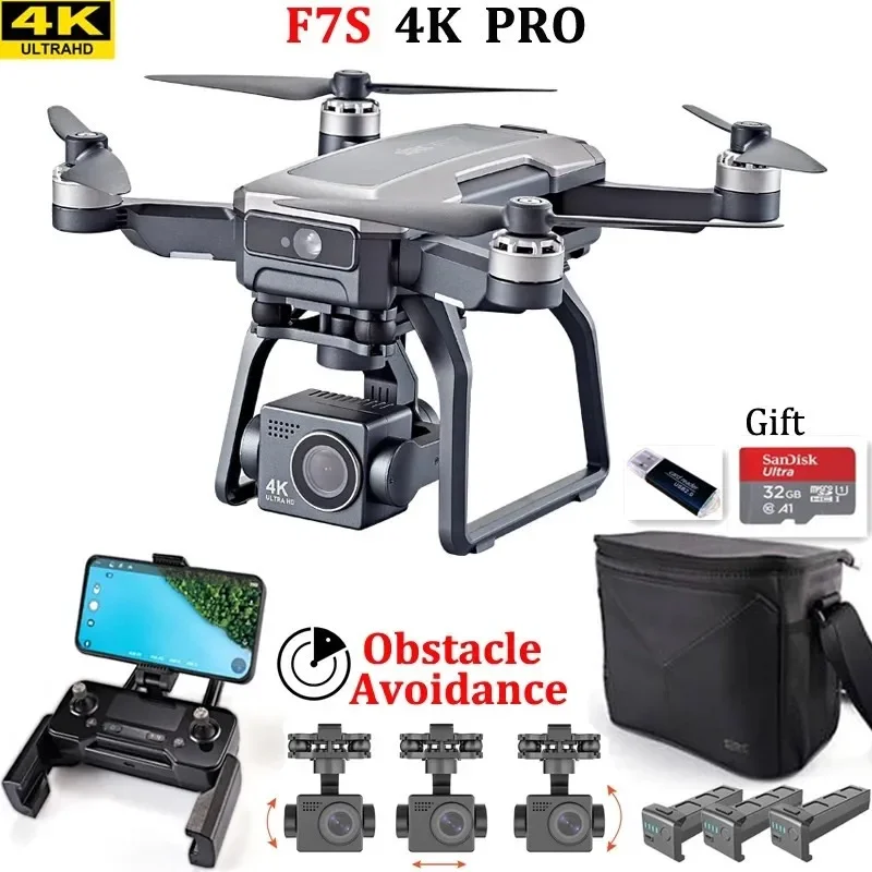 SJRC F7s 4K PRO Drone 4K obsca - مراجعة Drone Camera Lens وسعره