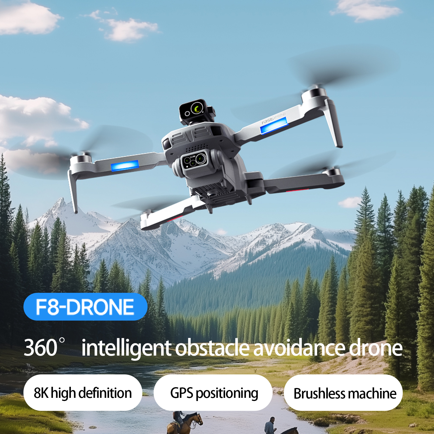 F8 MAX GPS Drone Professional  - مراجعة Drone Camera Professional وسعره