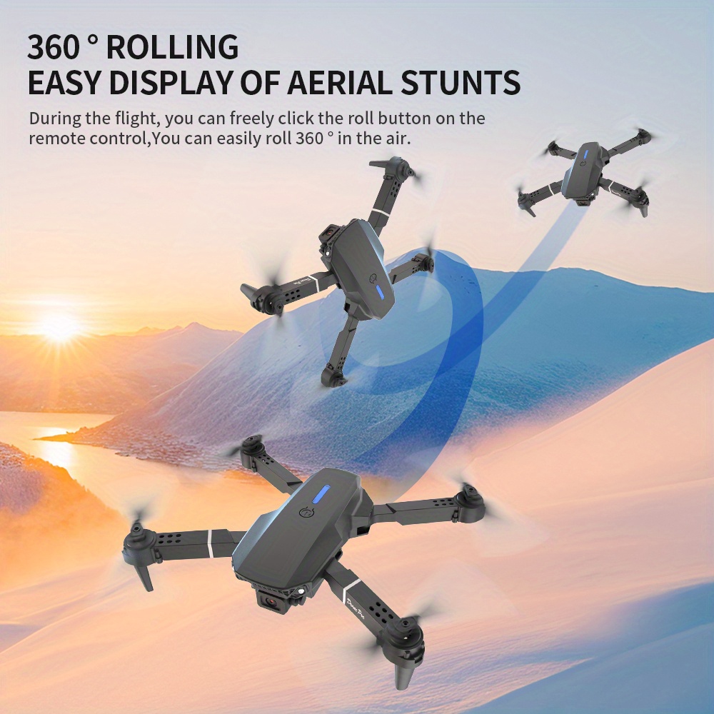 E88 Pro RC Drone WiFi FPV Heig - مراجعة Drone Camera Wide Angle وسعره