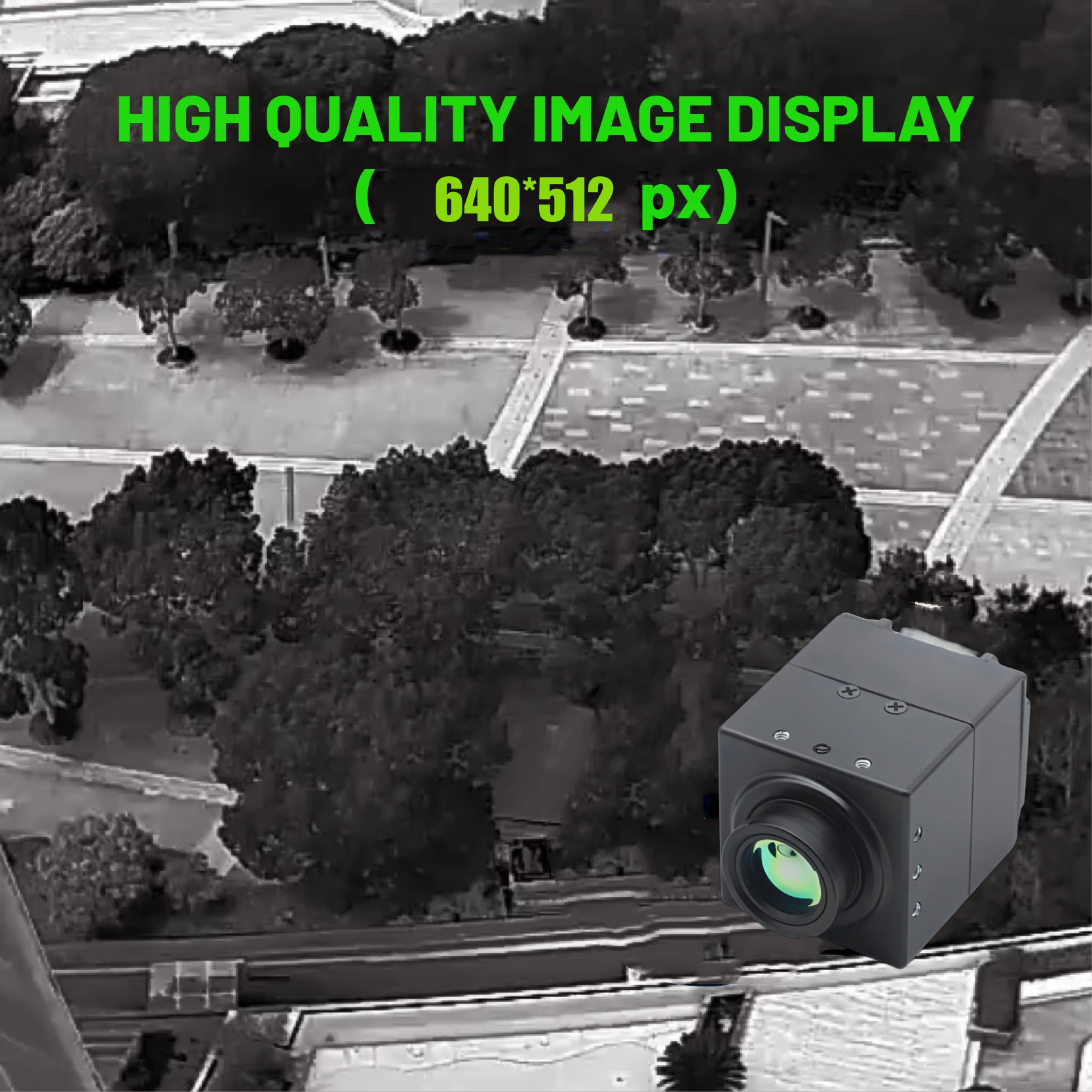 Uncooled 640x512 50Hz Radiomet - مراجعة Drone Camera Thermal وسعره