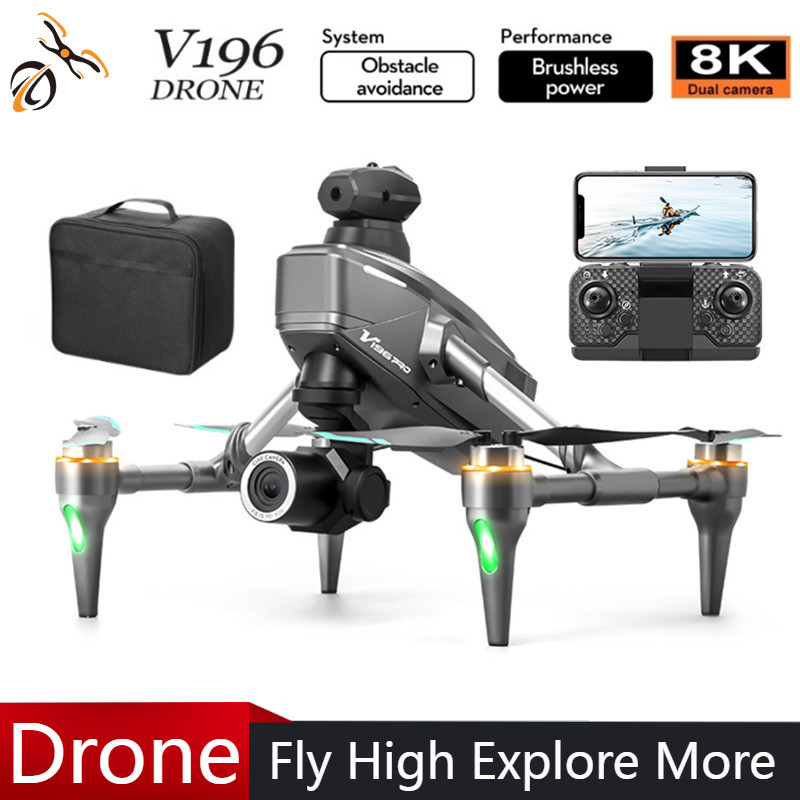 2025 V196 Automatic Obstacle A - مراجعة Drone Camera With Gimbal وسعره