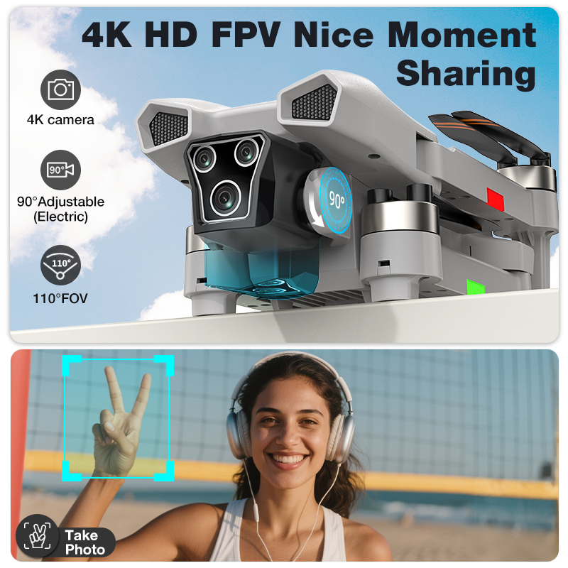NEW Hot L017 Pro Drone Brushle - مراجعة Drone Camera Professional وسعره