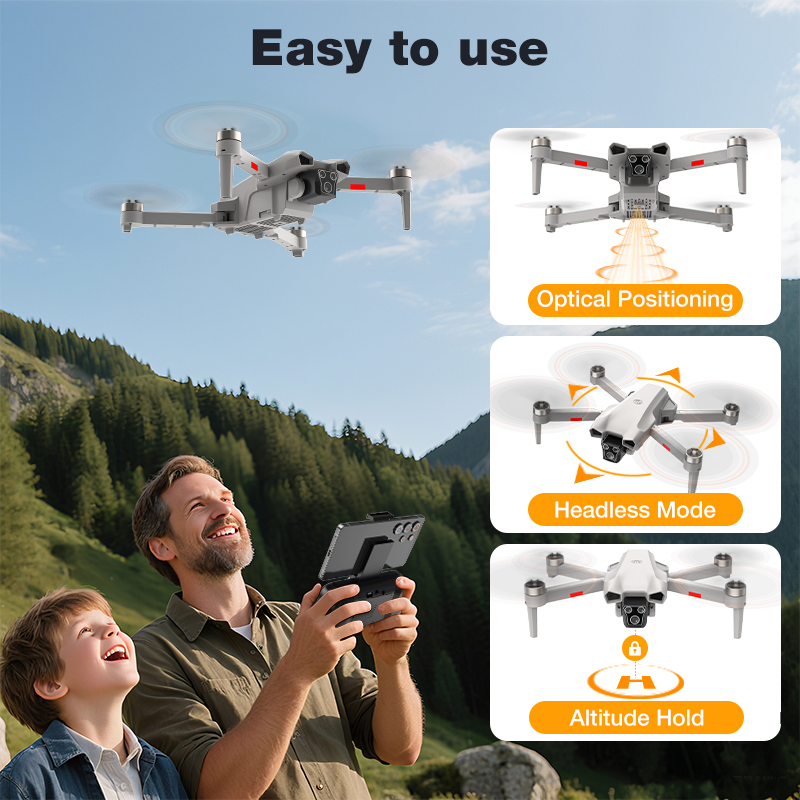 NEW Hot L017 Pro Drone Brushle - مراجعة Drone Camera Professional وسعره