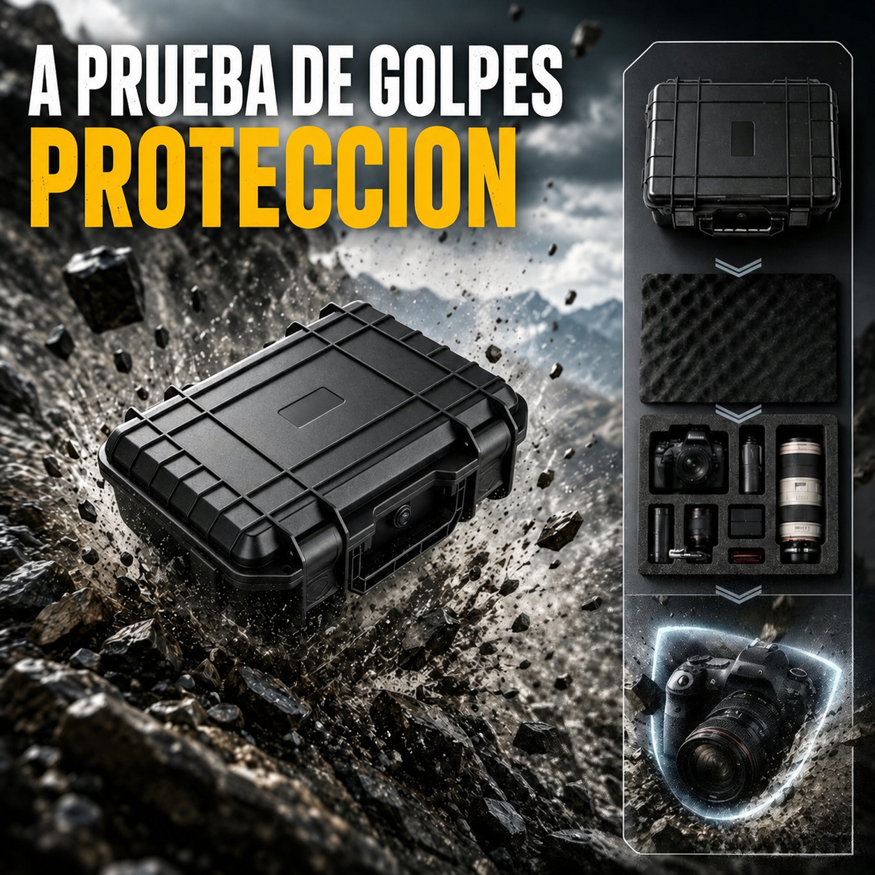 Hard Case 250mm Portable Water - مراجعة Drone Camera Case وسعره