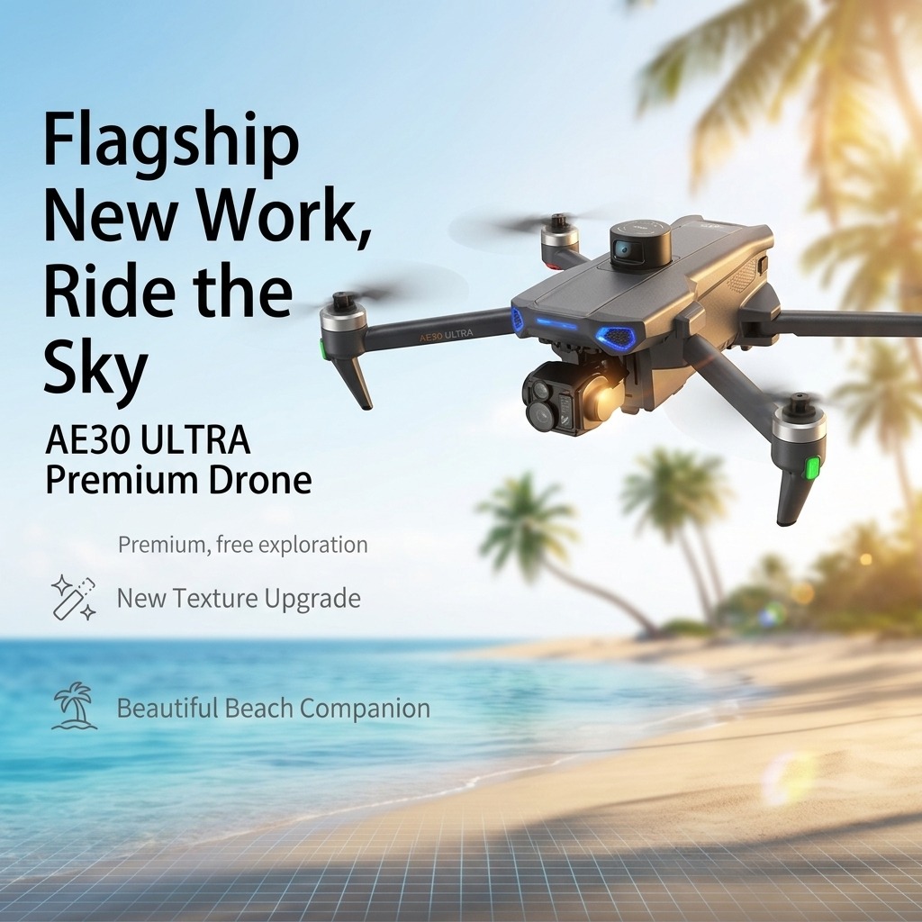 NEW AE30 Ultra GPS Drone 4K Pr - مراجعة Drone Camera With Gimbal وسعره