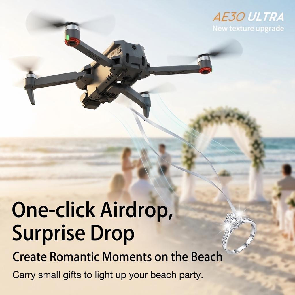 NEW AE30 Ultra GPS Drone 4K Pr - مراجعة Drone Camera With Gimbal وسعره